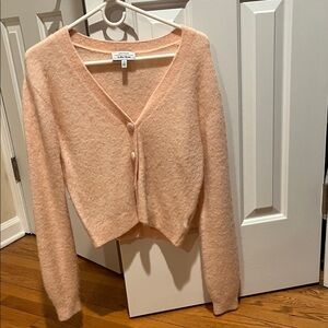 & Other Stories Blush Pink Cardigan